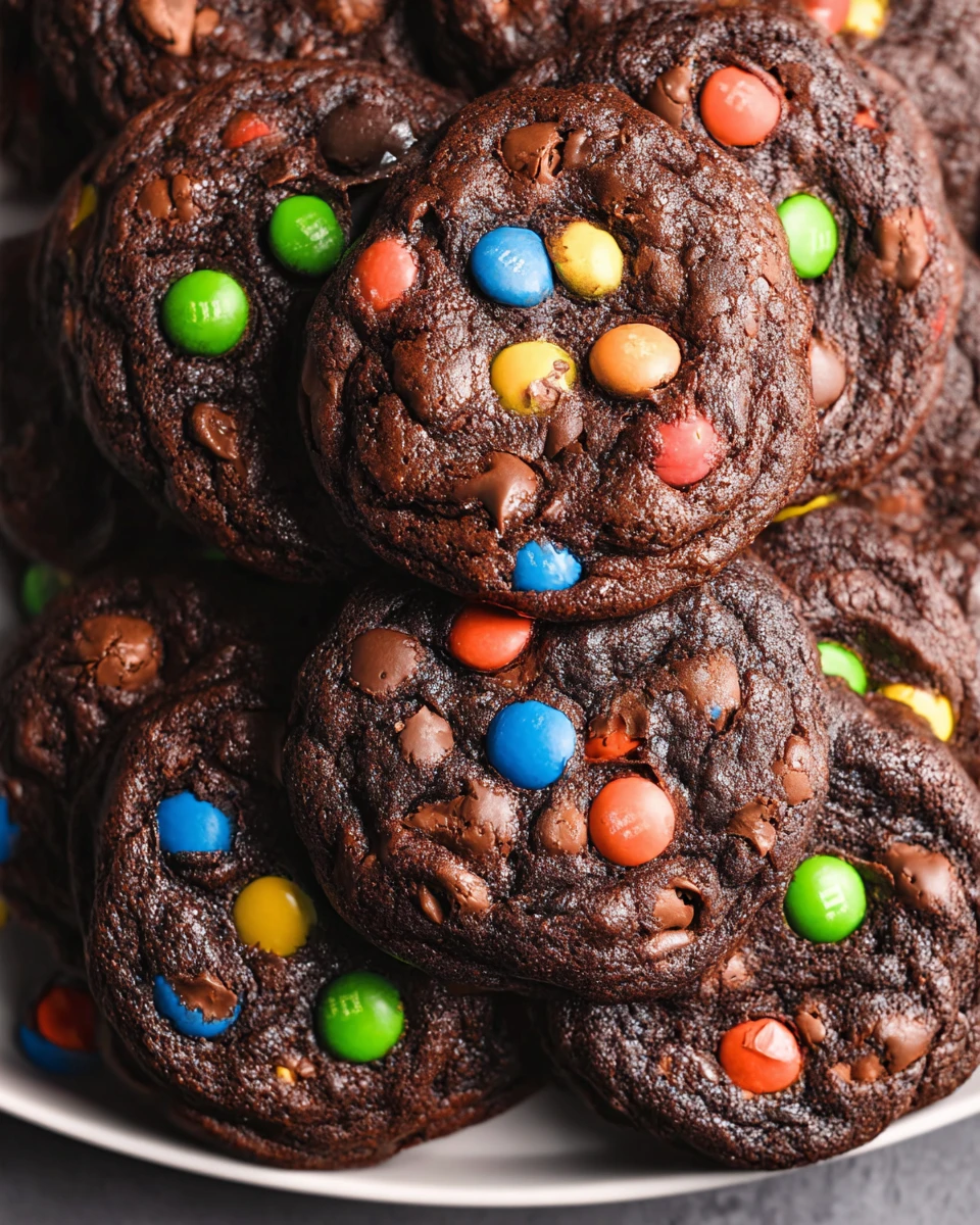 Bakery-Style Brownie M&Amp;M Cookies 5 Bakery-Style Brownie M&Amp;M Cookies