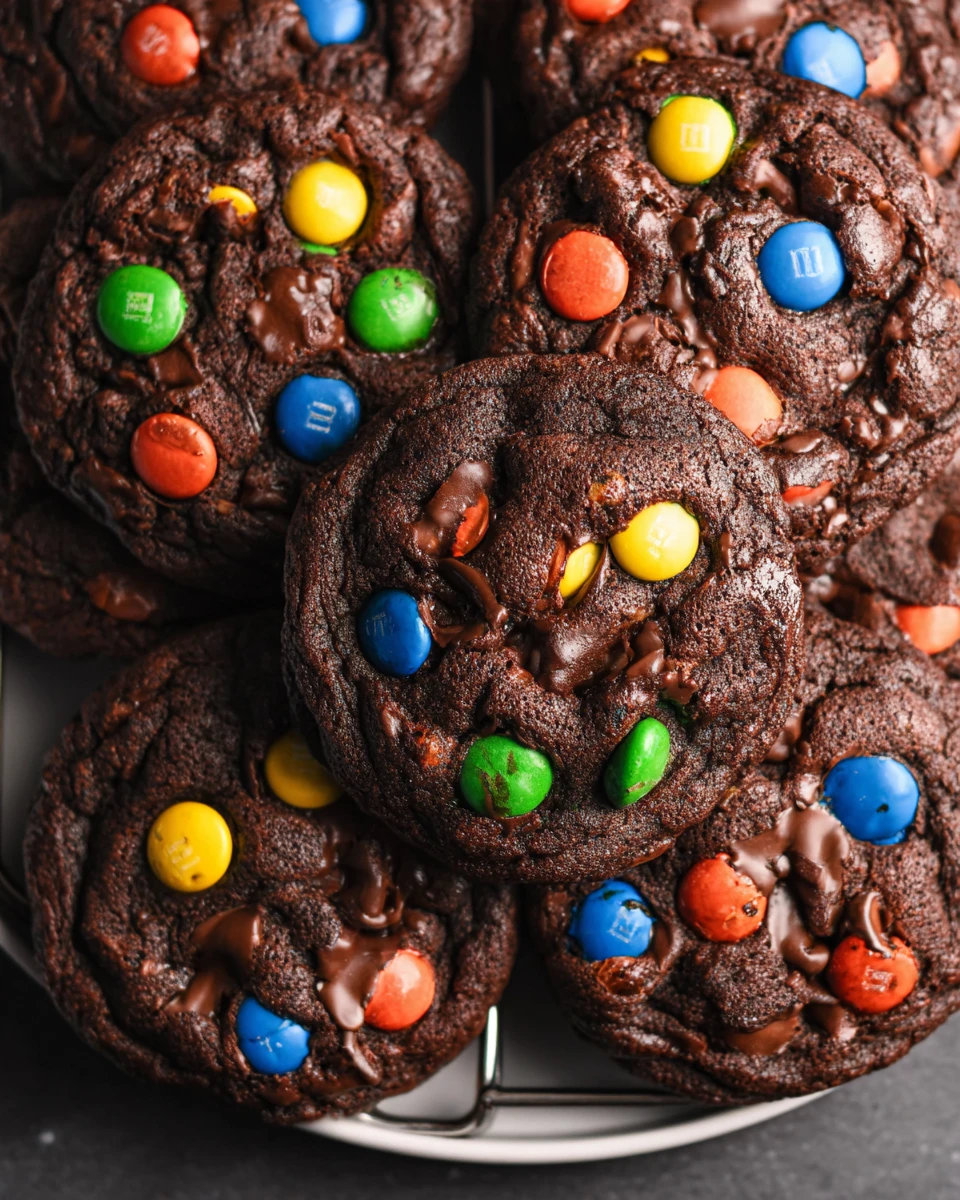 Bakery-Style Brownie M&Amp;M Cookies 6 Bakery-Style Brownie M&Amp;M Cookies