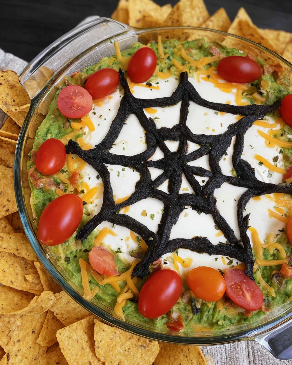 Spider Web Bean Dip 5 Spider Web Bean Dip