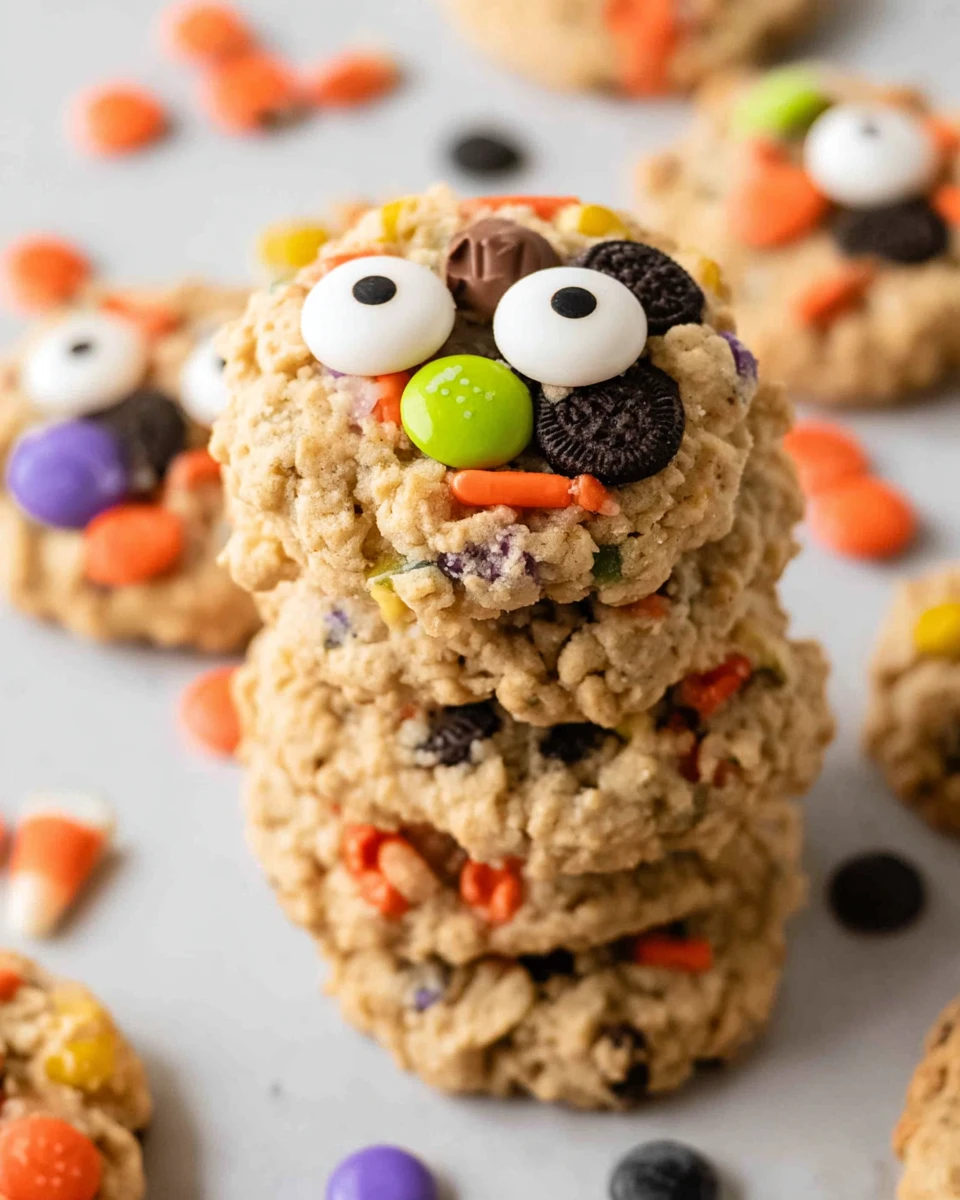 Spooky Halloween Monster Cookies 6 Spooky Halloween Monster Cookies