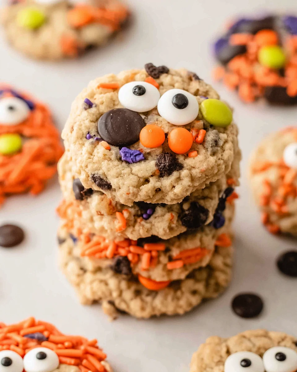 Spooky Halloween Monster Cookies 7 Spooky Halloween Monster Cookies