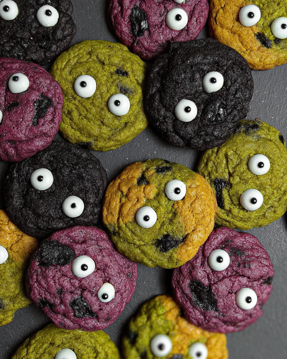 Vegan Halloween Monster Cookies 6 Vegan Halloween Monster Cookies