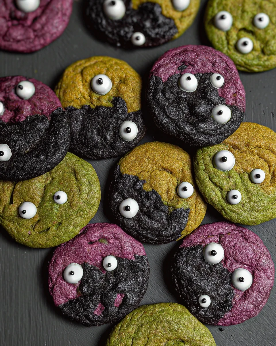 Vegan Halloween Monster Cookies 7 Vegan Halloween Monster Cookies
